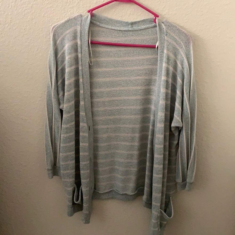 Forever 21 Blue Cardigan